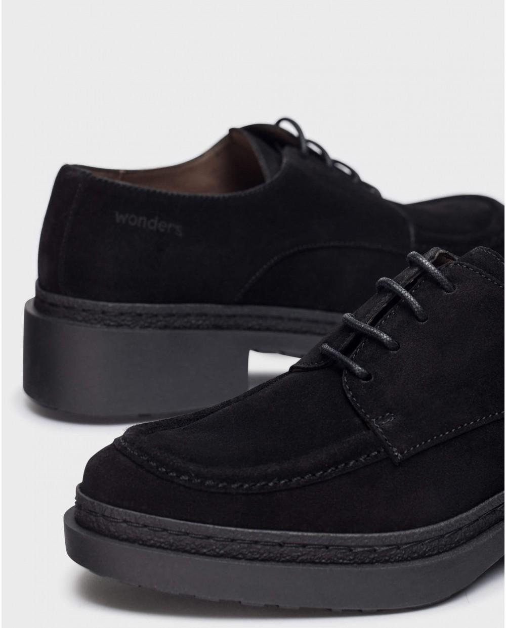 wonders Bluchers BEA Negros Oferta exclusiva