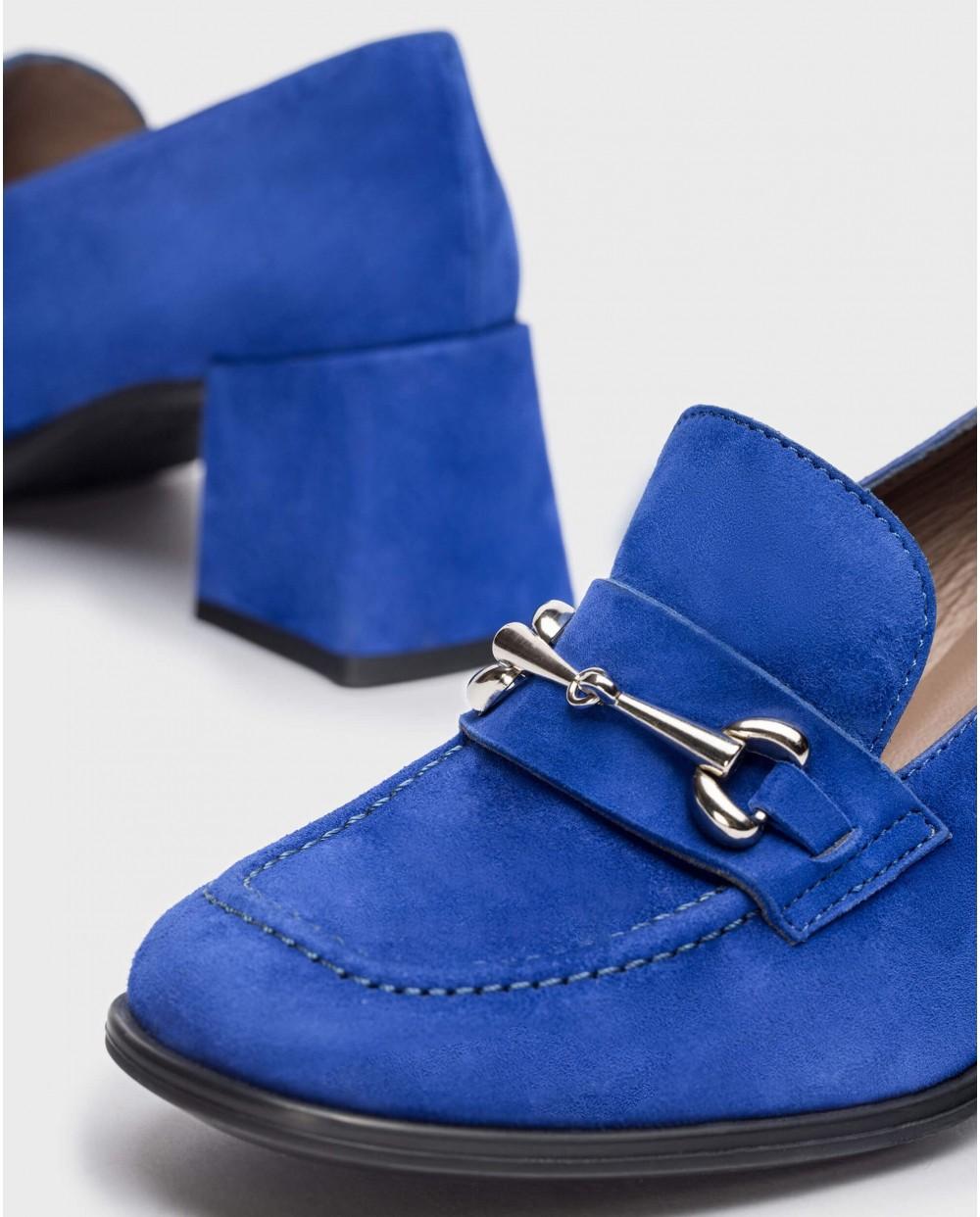 wonders Mocasín CELIA Azul Grandes ahorros