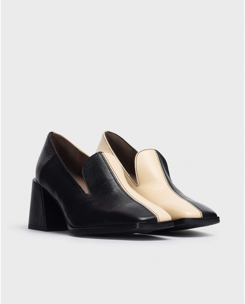 wonders Mocasín Fiodor bicolor negro En oferta