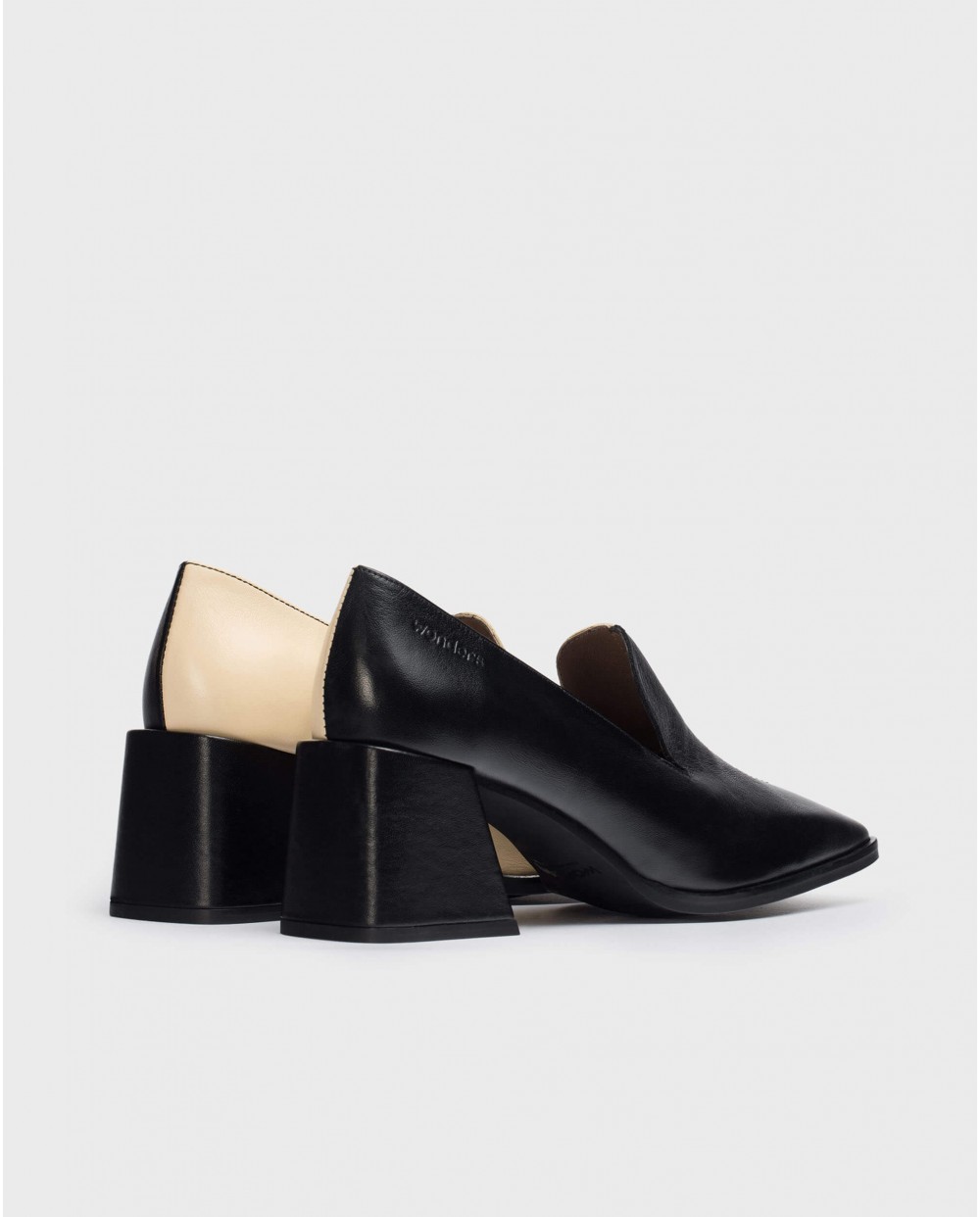 wonders Mocasín Fiodor bicolor negro En oferta