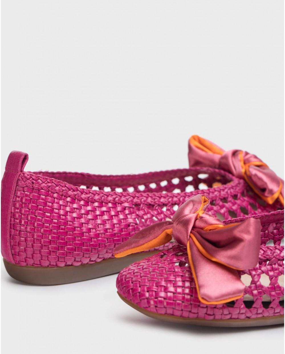 wonders Bailarina BOW Fucsia Envío gratis