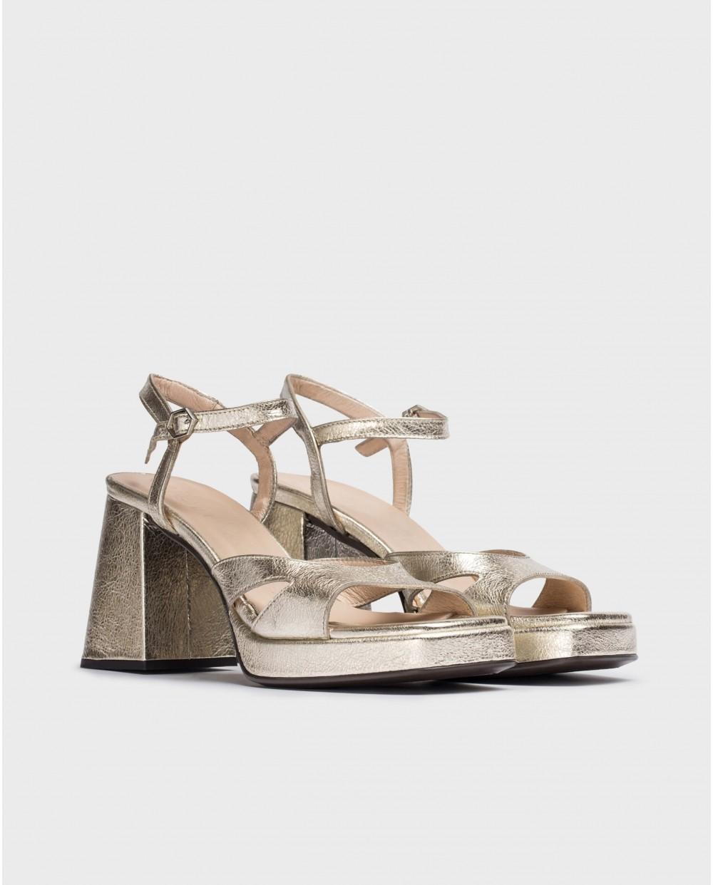 wonders Sandalias FRIDA Oro ÚLTIMAS EDICIONES