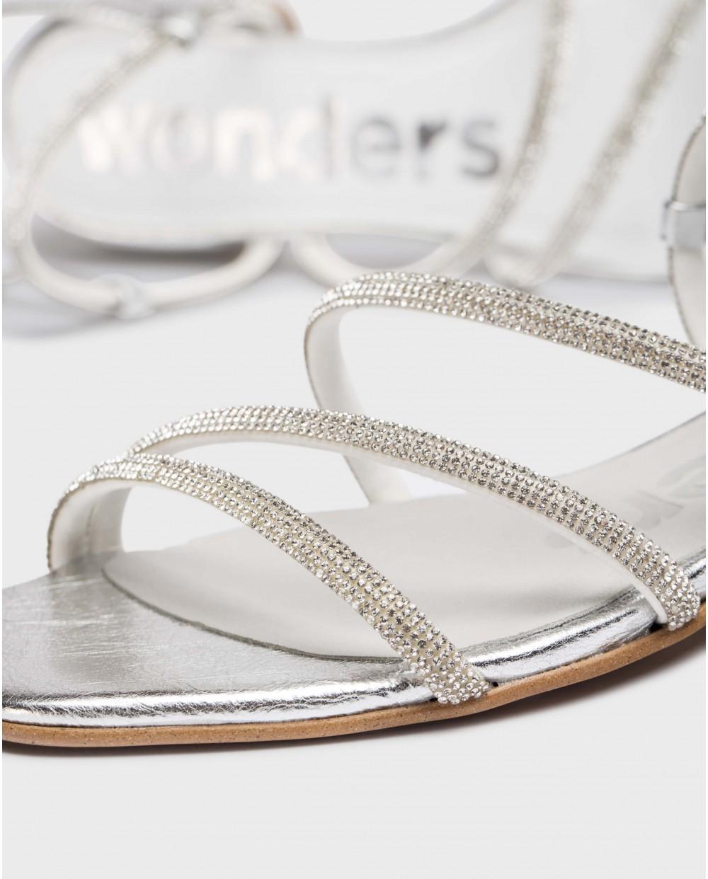 wonders Sandalias DIONE Plata Promoción trimestral