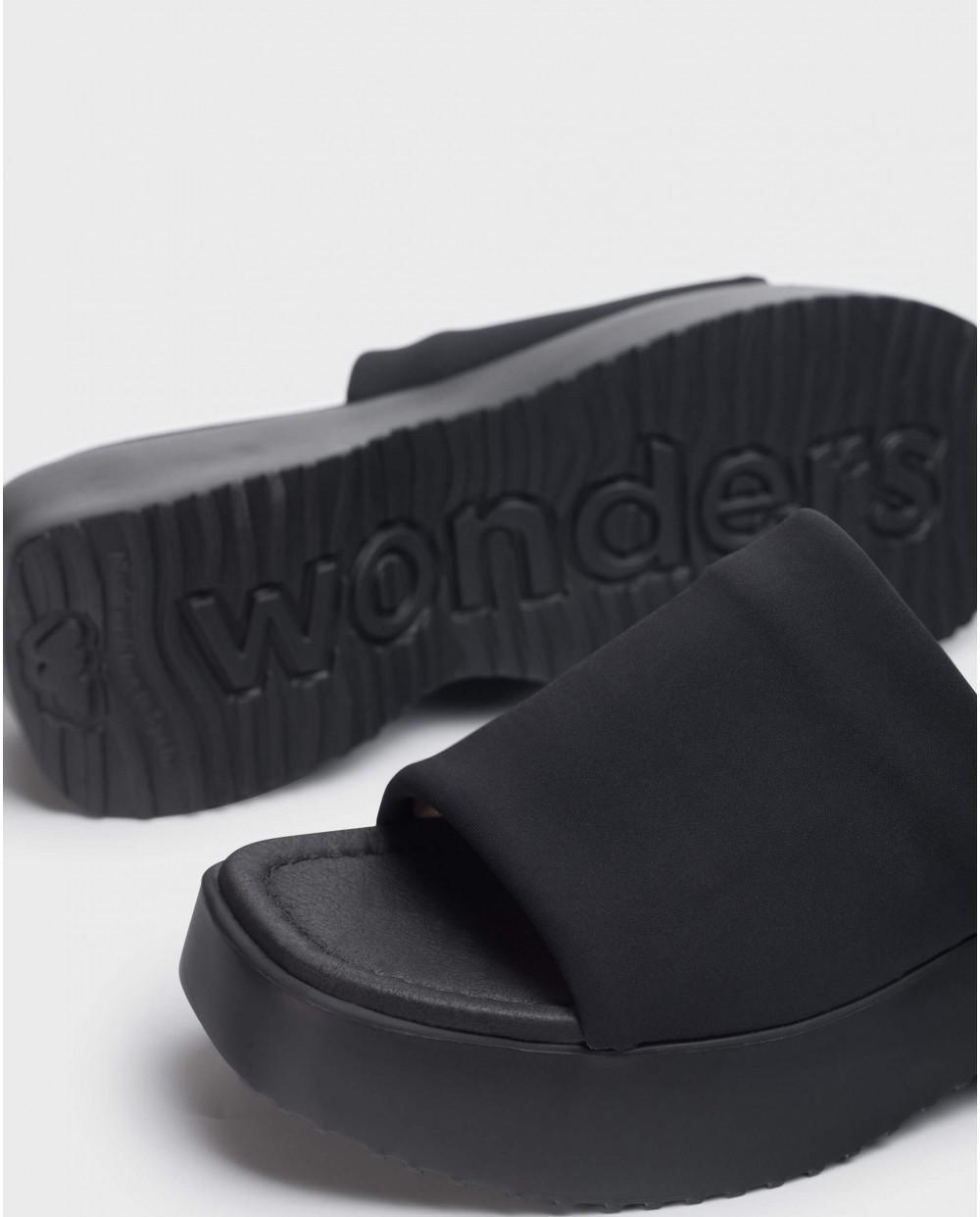 wonders Sandalias SUSAN Negro Ahorra y exporta