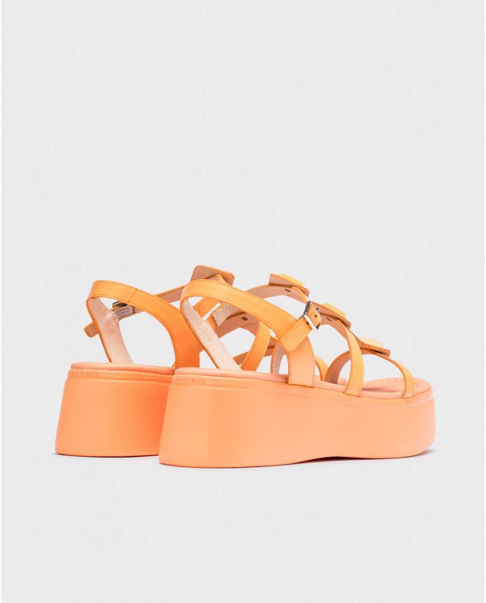wonders Sandalias con plataforma CAROLINA Naranja En línea