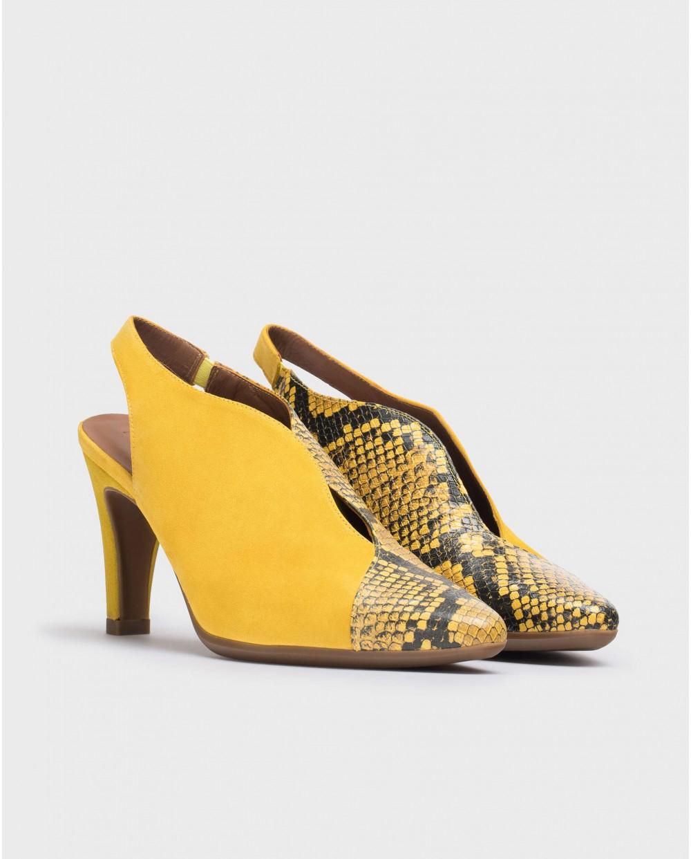 wonders Zapato PAZ Amarillo Outlet