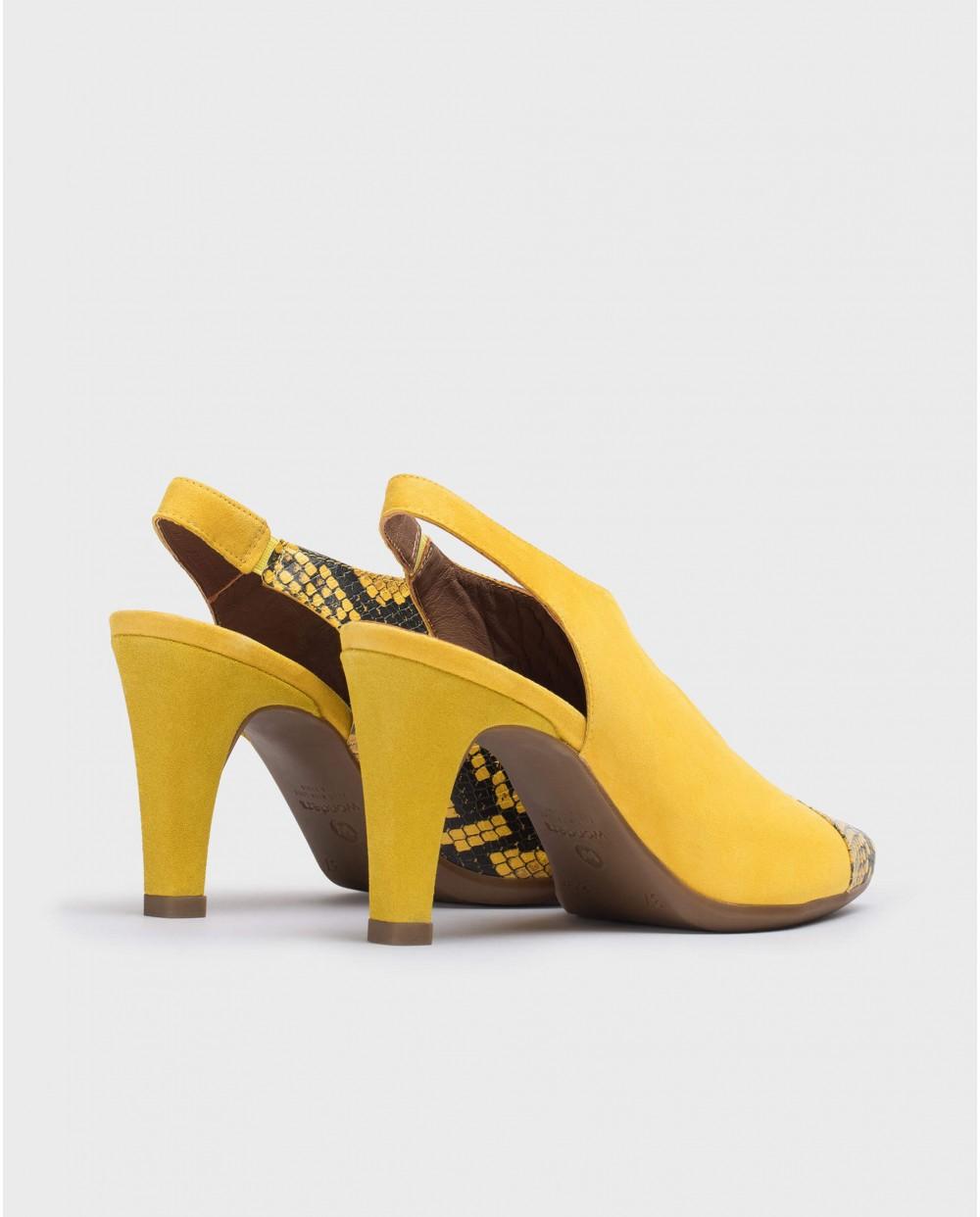 wonders Zapato PAZ Amarillo Outlet