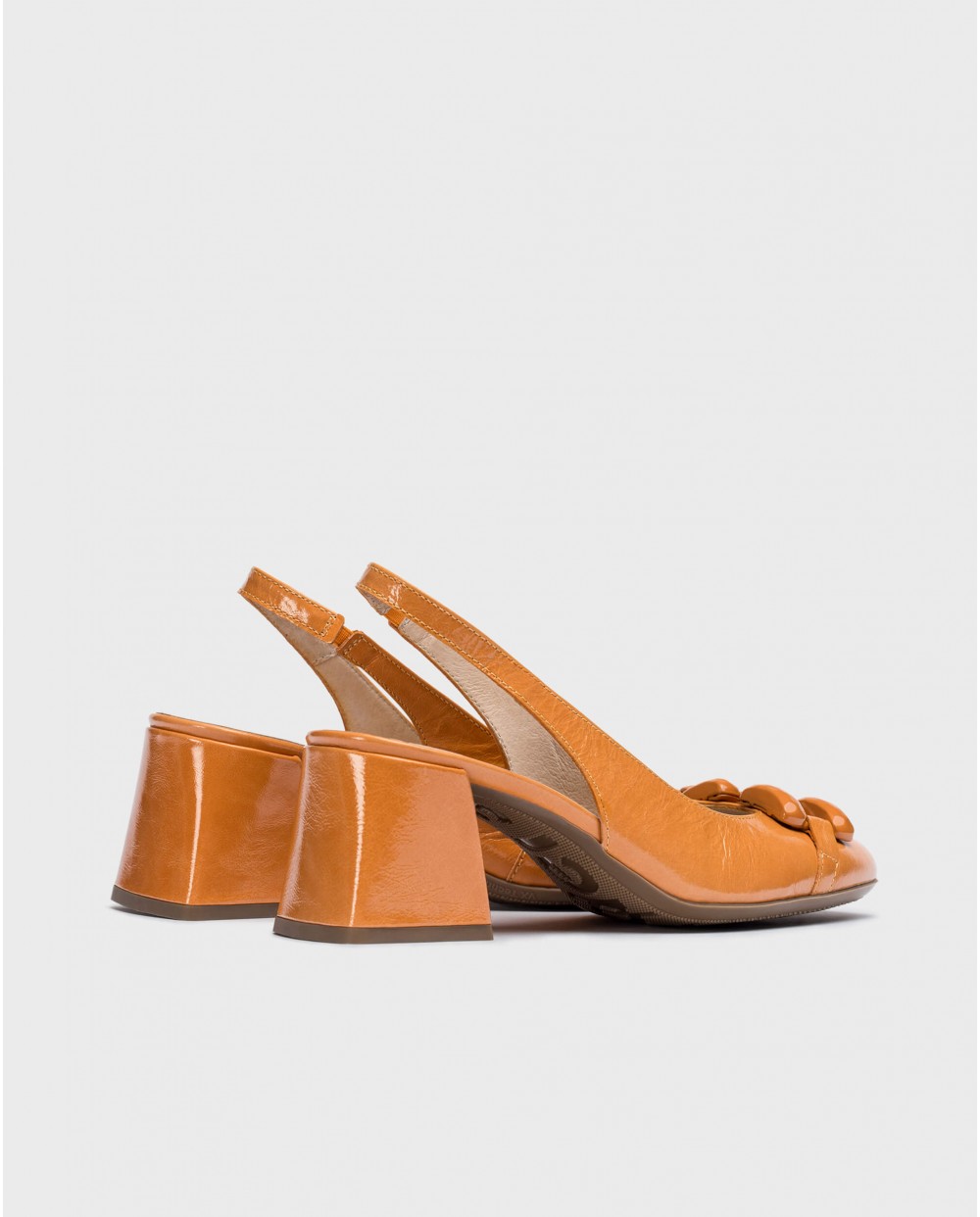 wonders Sandalias tacón KARLA Naranja Rebajas
