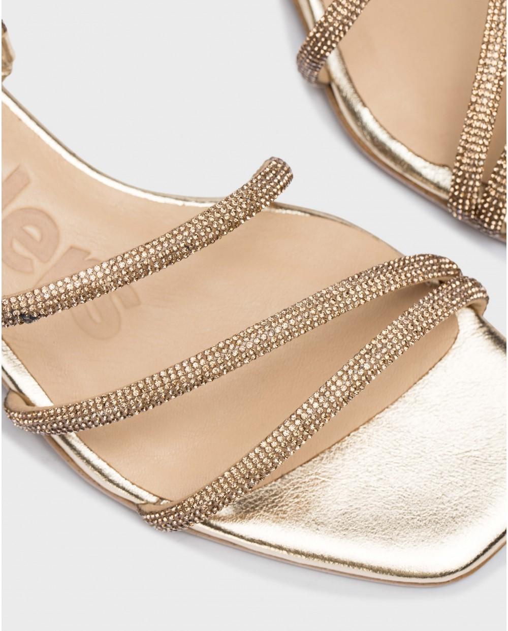 wonders Sandalias DIONE Platino Rebajas baratas