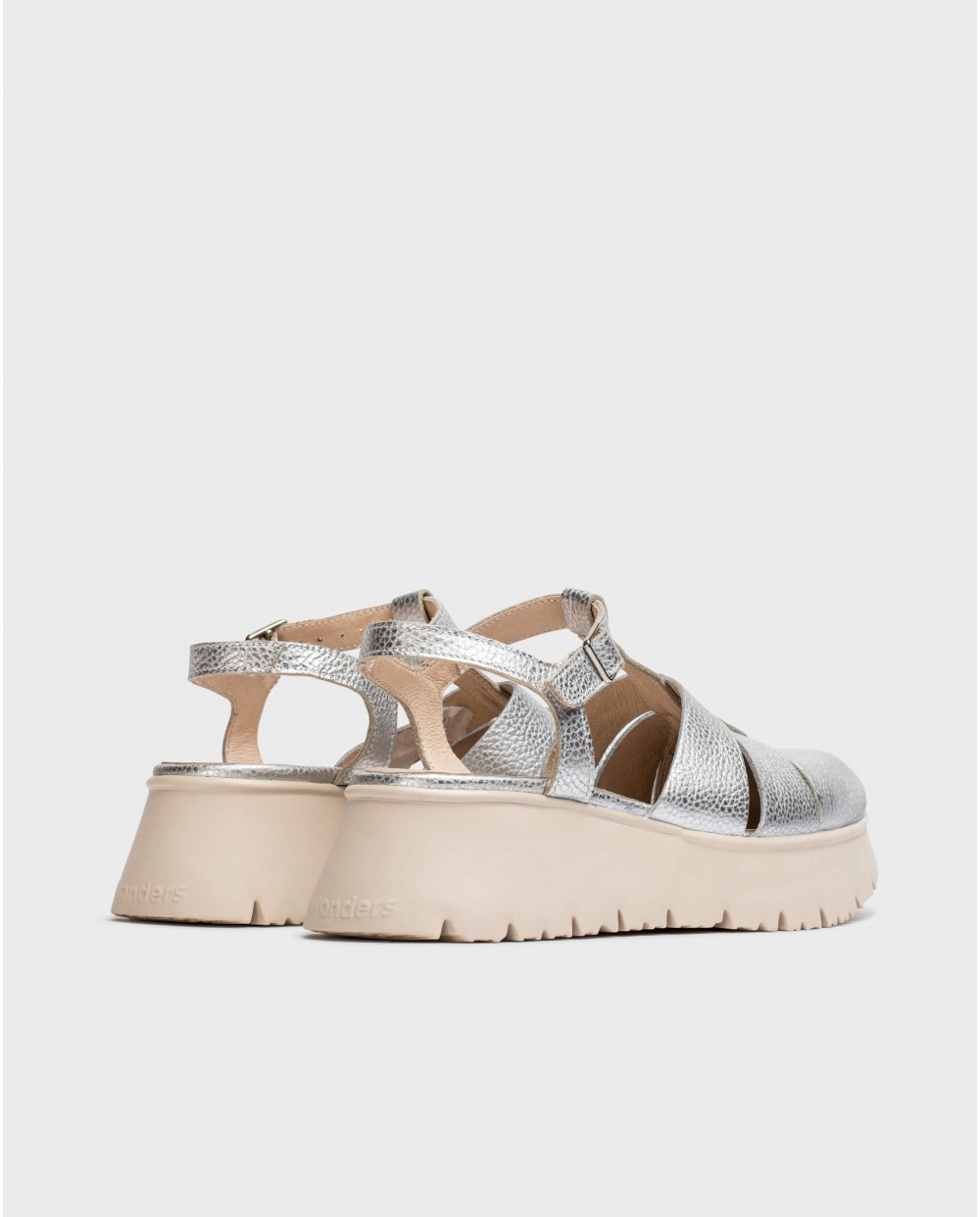 wonders Sandalias Cangrejeras ZAGREB Plata COMPRAR AHORA