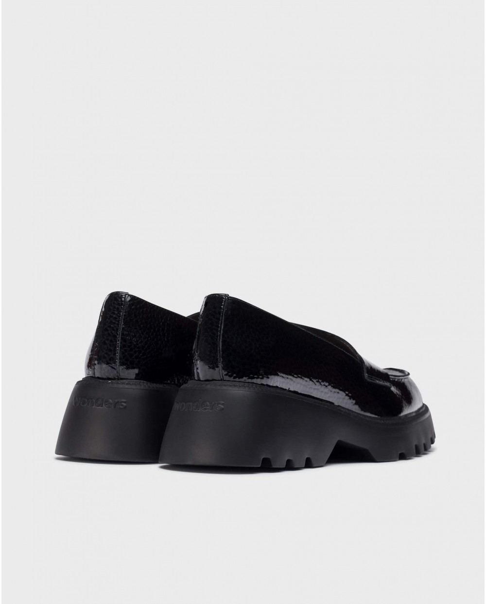 wonders Mocasines DEVINA Negros Liquidación