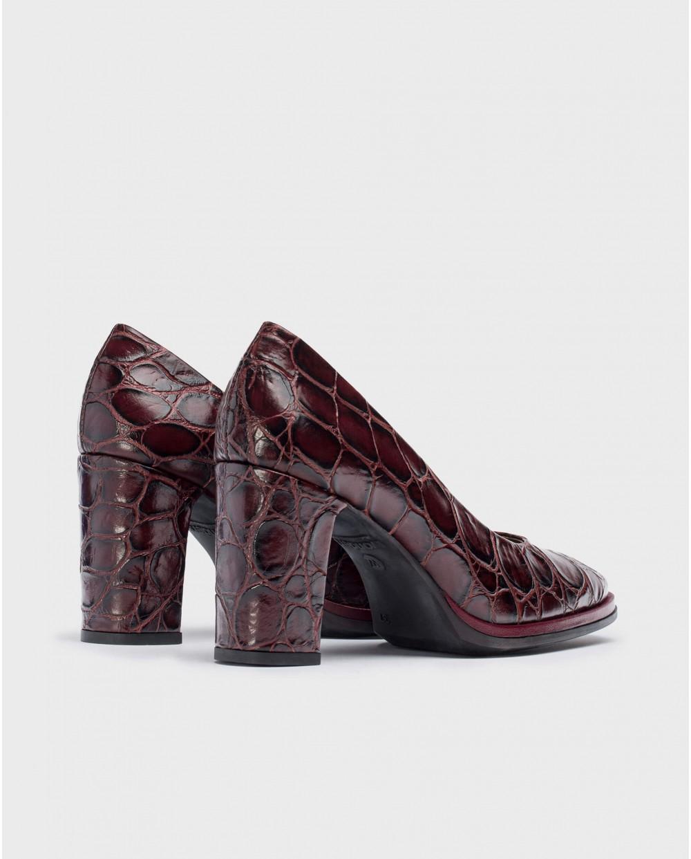 wonders Tacón DENIS Burdeos En oferta