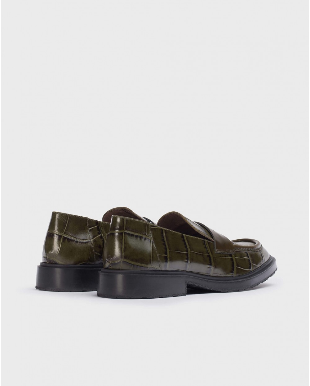 wonders Mocasines NED Verde Coco Libre de impuestos