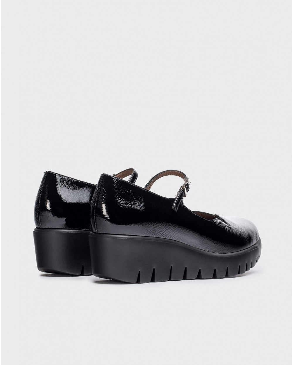 wonders Zapato SEVILLA Negro Grandes ahorros