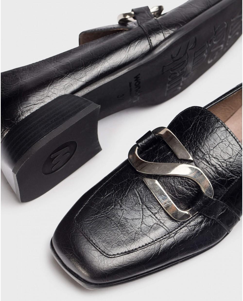 wonders Mocasín SURI negro Rebajas de fin de temporada