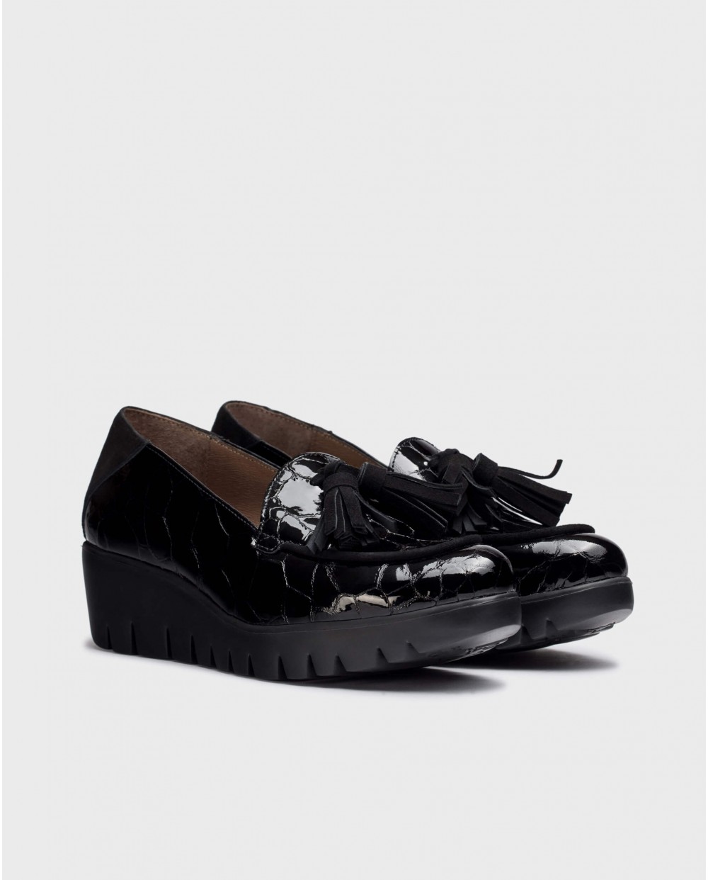 wonders Mocasines SIMONE Negros Los más vendidos
