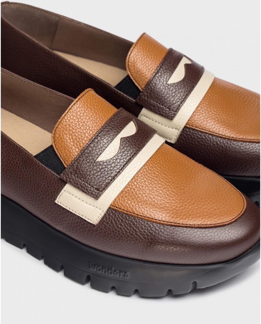 wonders Mocasines MATERIA Marrones Ventas relámpago