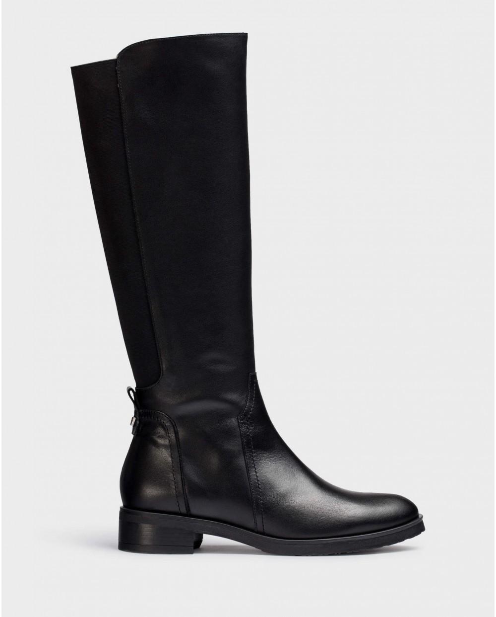 wonders Botas CORINA Negras Liquidación