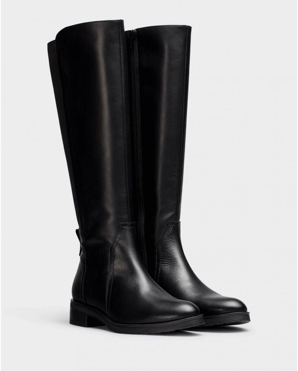 wonders Botas CORINA Negras Liquidación