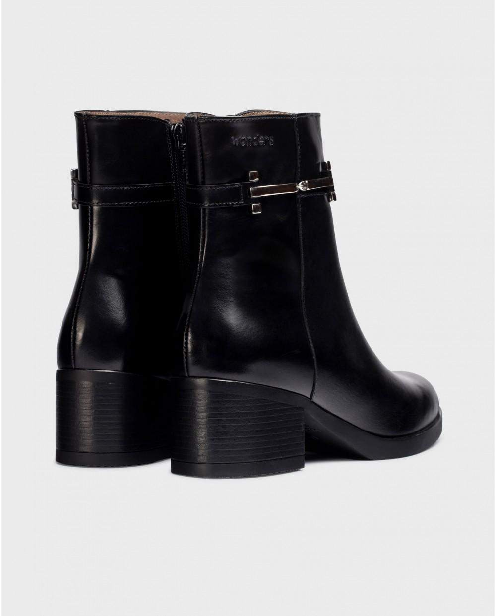 wonders Botines PARRAST Negros Oferta especial