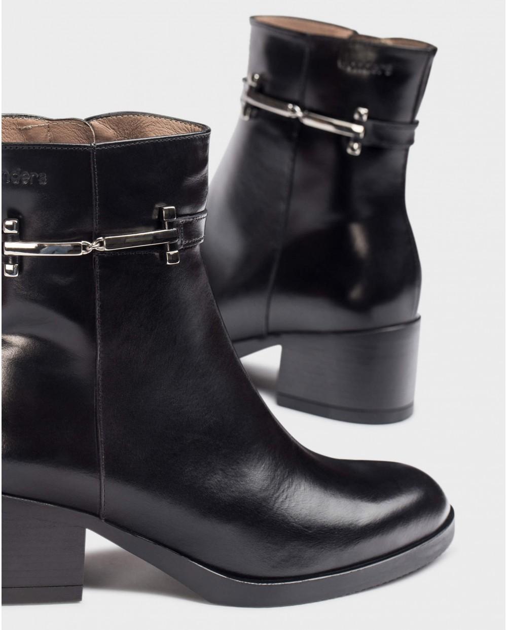 wonders Botines PARRAST Negros Oferta especial