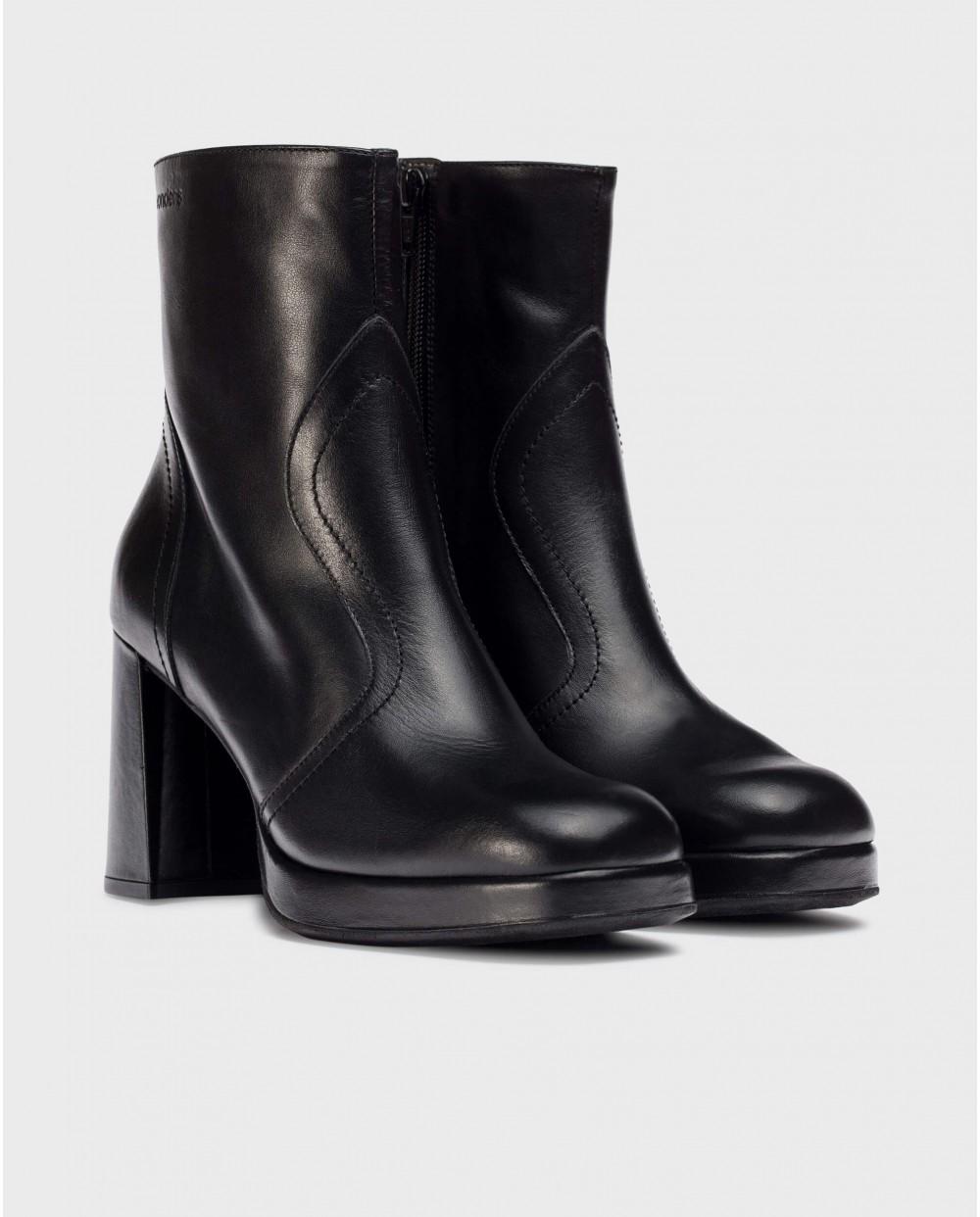 wonders Botines LIPA Negros Envío gratis
