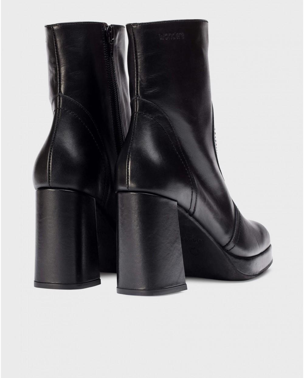 wonders Botines LIPA Negros Envío gratis