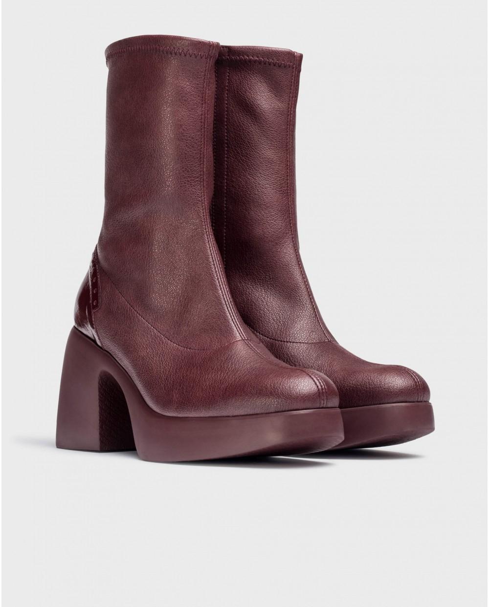 wonders Botines BARCELONETA Burdeos Grandes descuentos