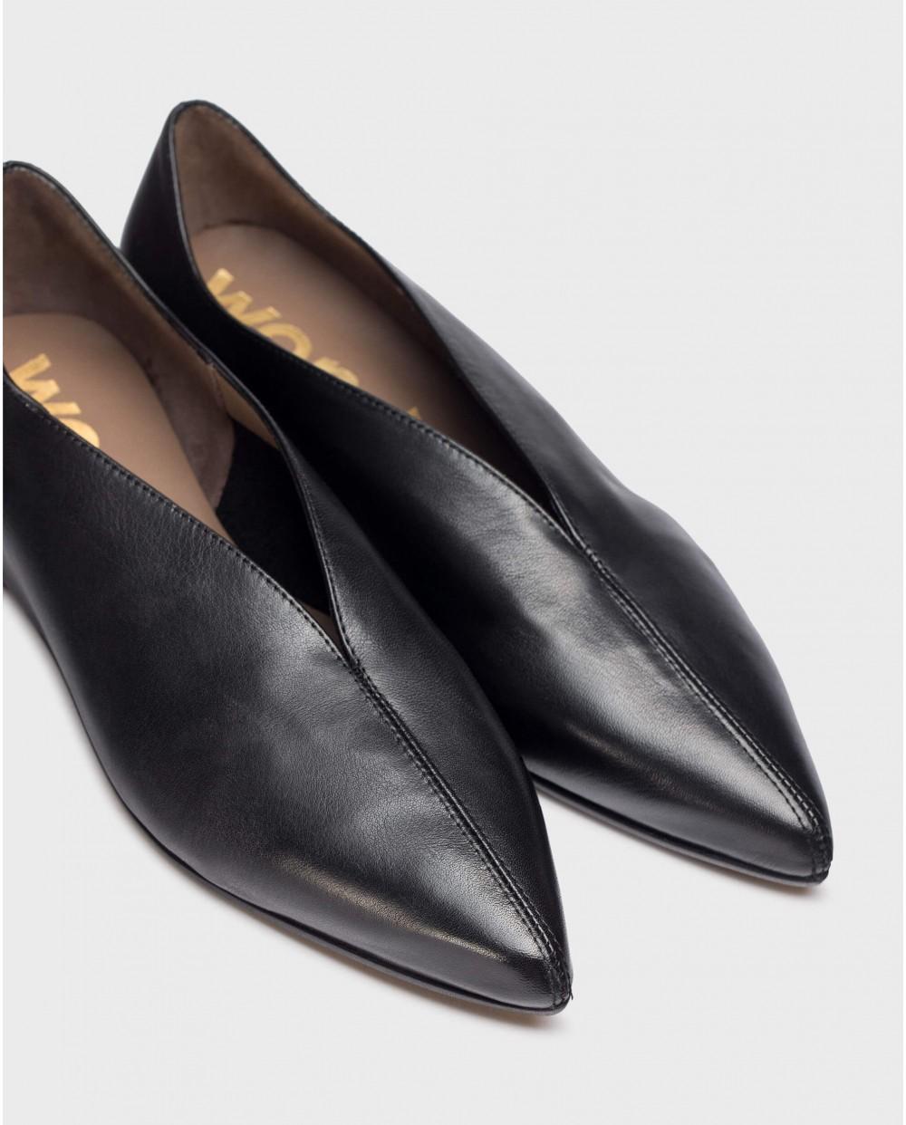 wonders Bailarina MARTINA Negra Precios de Black Friday