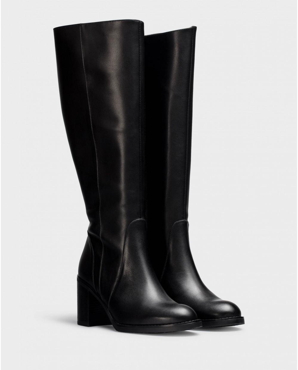 wonders Botas XL LUCA Negras Descuentos del mes
