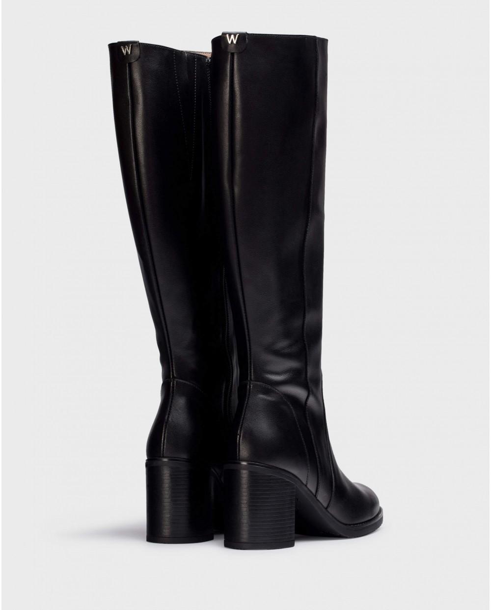 wonders Botas XL LUCA Negras Descuentos del mes