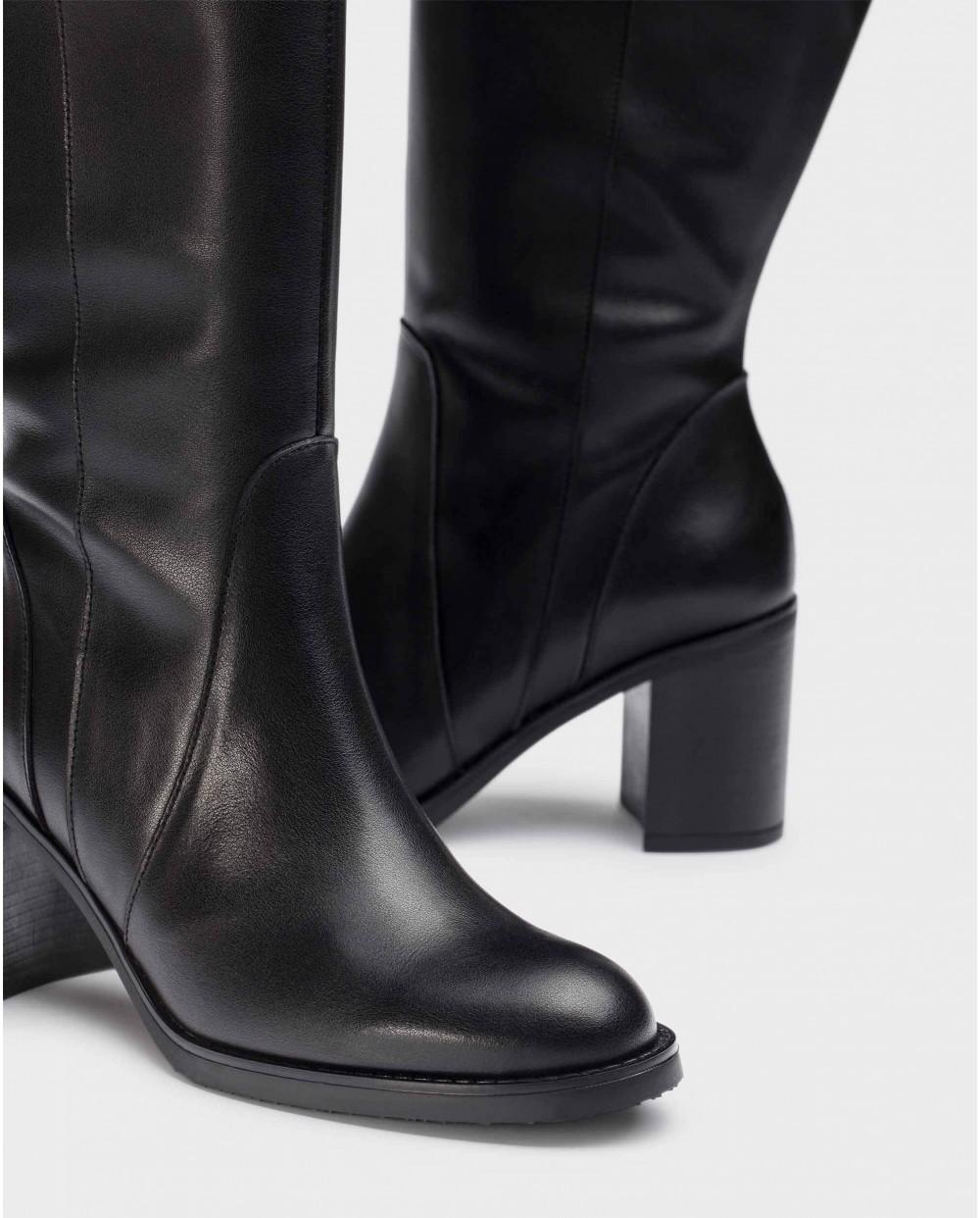 wonders Botas XL LUCA Negras Descuentos del mes