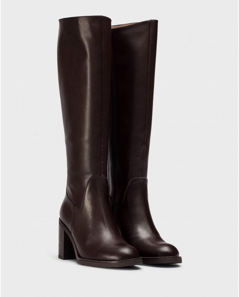 wonders Botas MATE Marrones Grandes ahorros