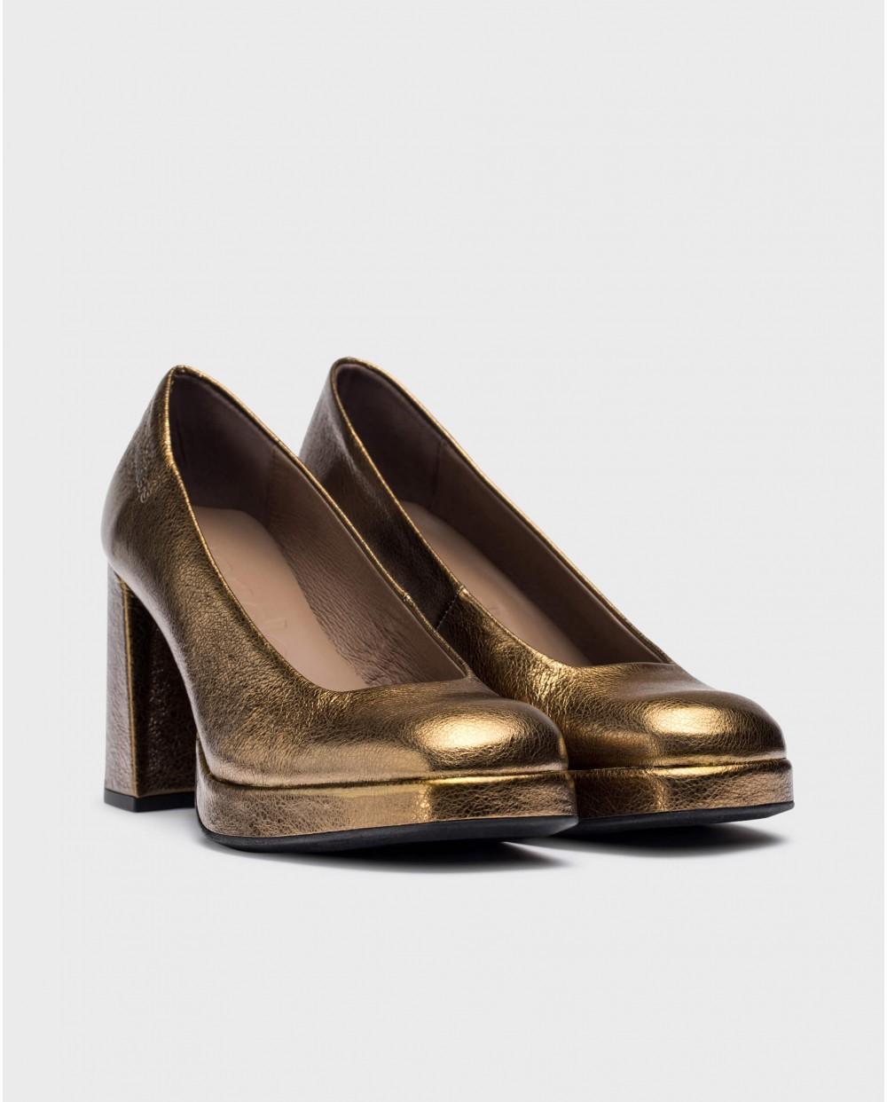 wonders Tacones CAPTAIN Oro 2025