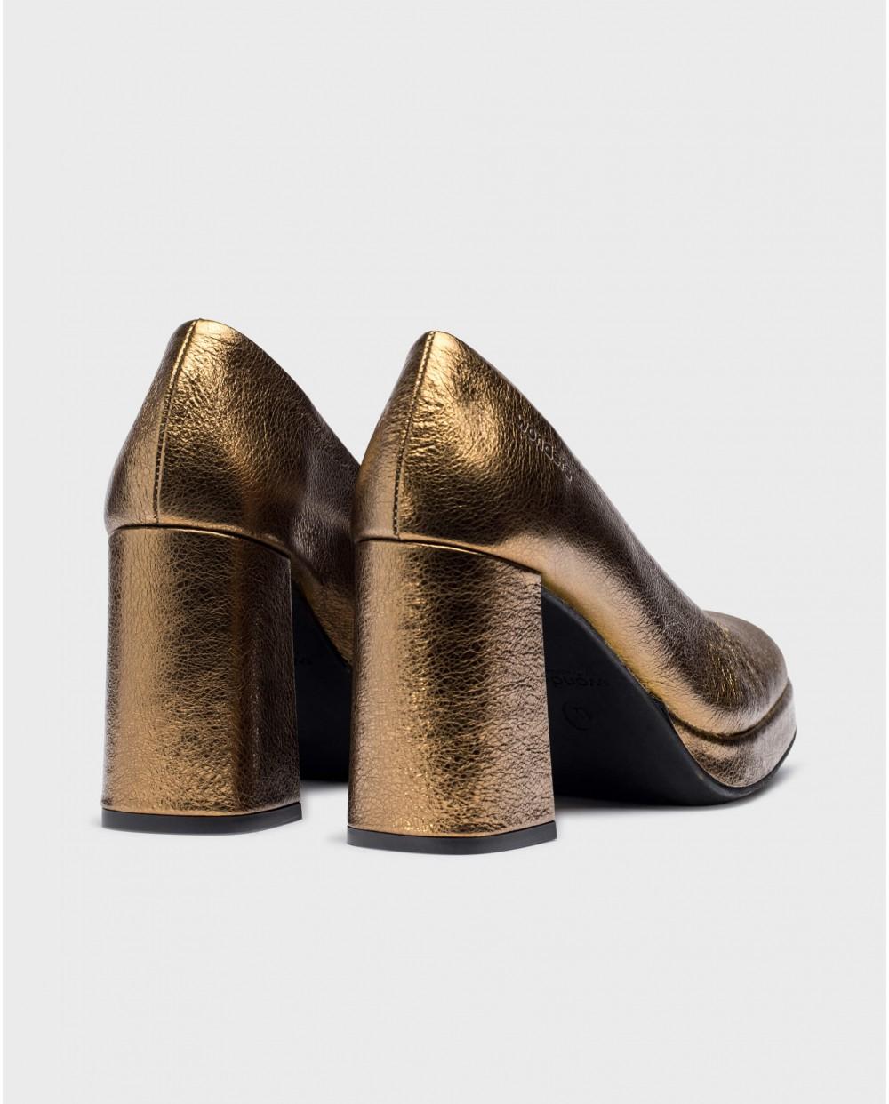 wonders Tacones CAPTAIN Oro 2025