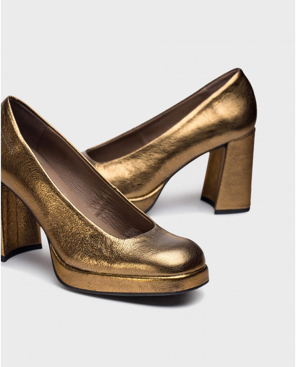 wonders Tacones CAPTAIN Oro 2025
