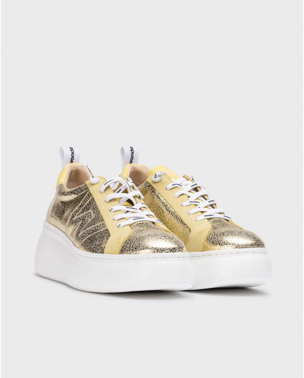 wonders Deportivas DORITA Oro Outlet online