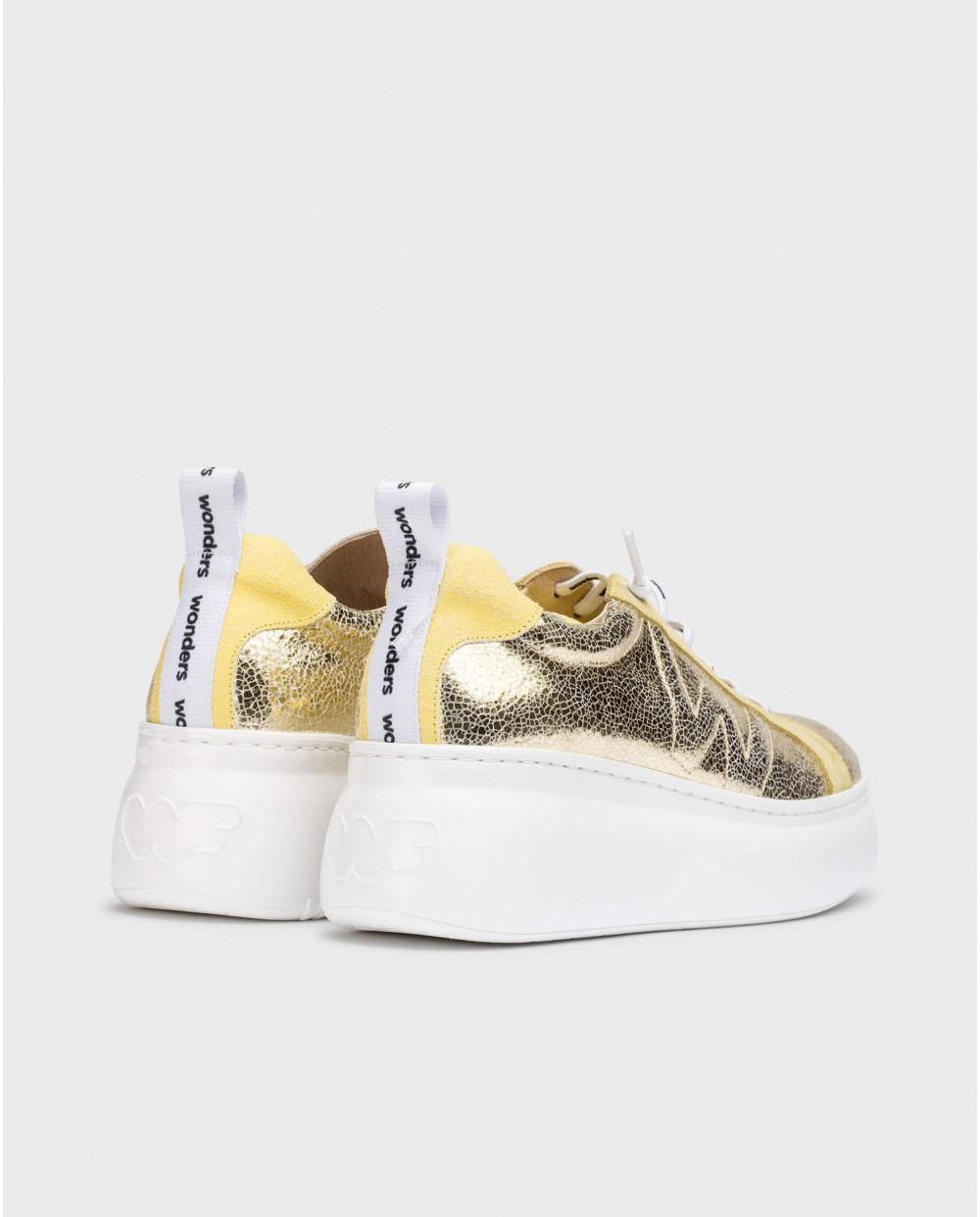 wonders Deportivas DORITA Oro Outlet online