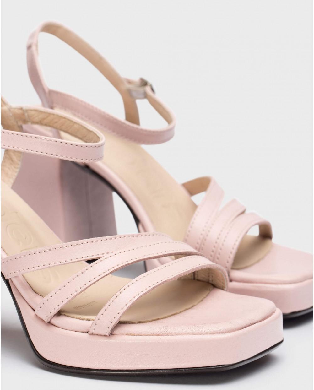 wonders Sandalias LOVE Rosas Rebajas baratas