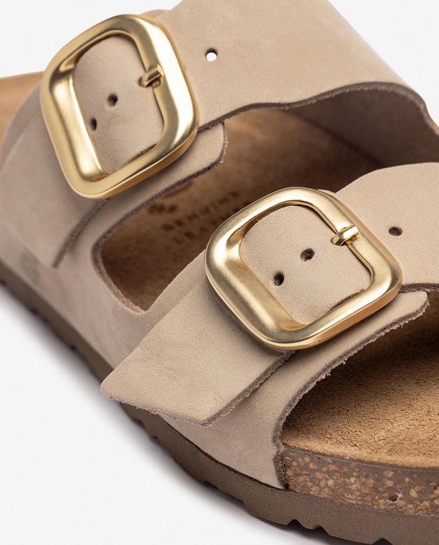 yokono Sandalia plana JERBA-700 beige Oferta especial de fábrica