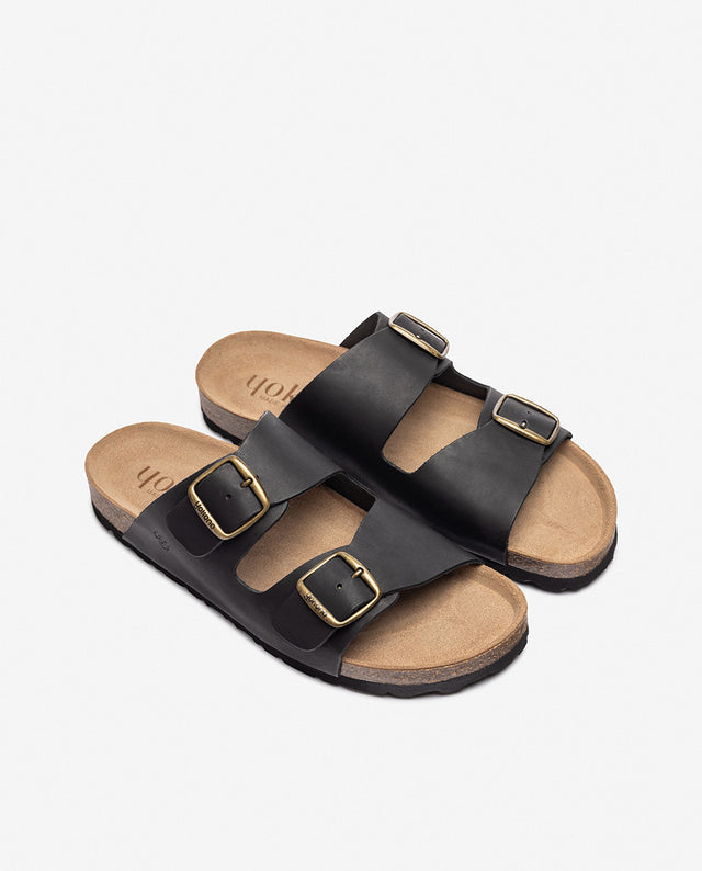 yokono Sandalia plana MACAM-150 negro Promoción trimestral