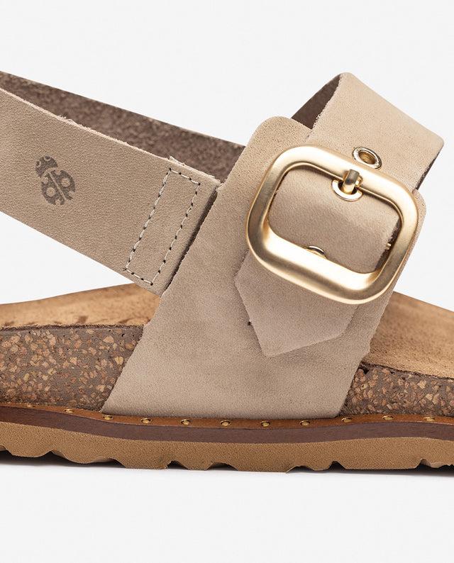 yokono Sandalia plana BOLUS-252 beige Precios de Black Friday