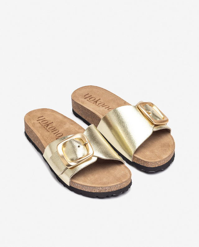 yokono Sandalia plana JERBA-114 dorado Última moda