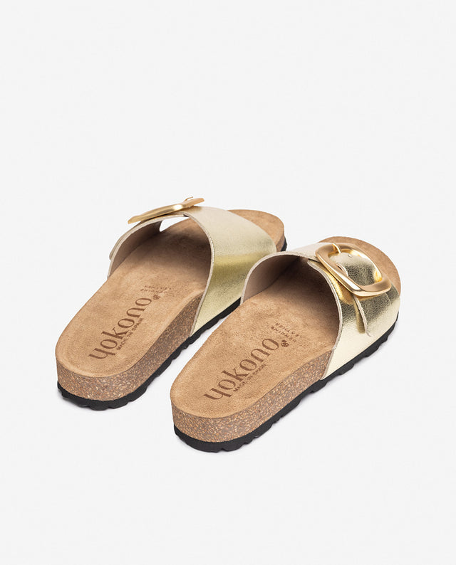 yokono Sandalia plana JERBA-114 dorado Última moda
