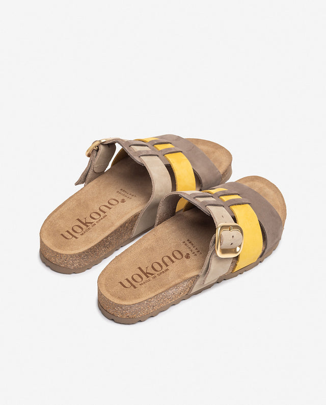 yokono Sandalia plana JERBA-137 amarillo Descuento por venta flash