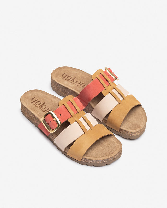 yokono Sandalia plana JERBA-137 rosa Ofertas de temporada
