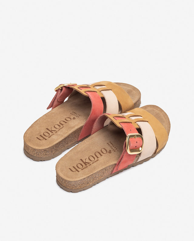 yokono Sandalia plana JERBA-137 rosa Ofertas de temporada