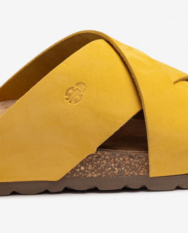 yokono Sandalia plana JERBA-300 amarillo Ofertas especiales