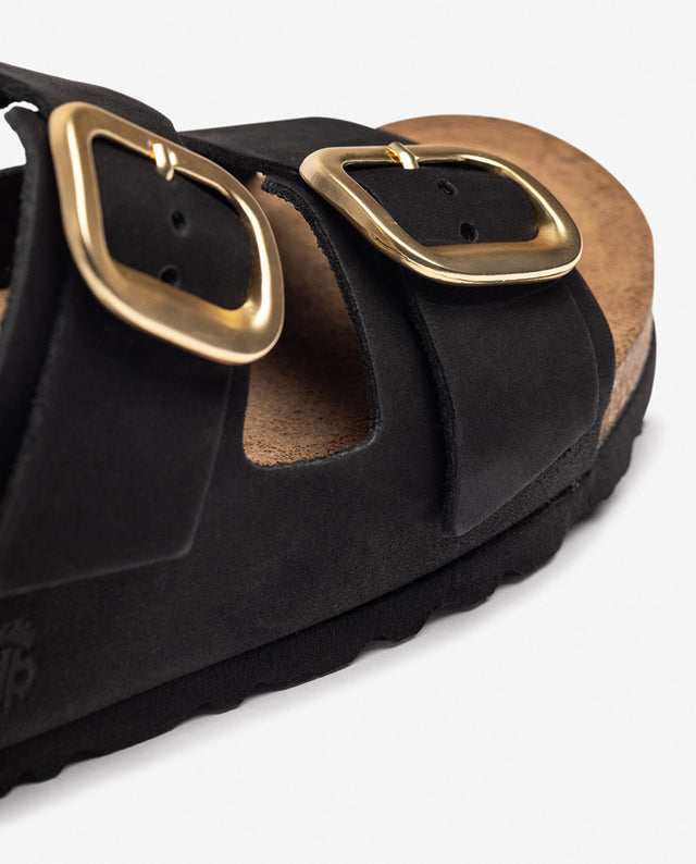 yokono Sandalia plana JERBA-700 negro Precio ultrabajo