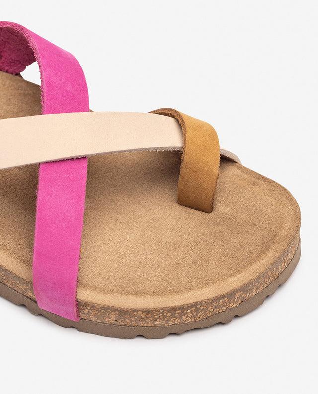 yokono Sandalia plana JERBA-718 rosa 2025